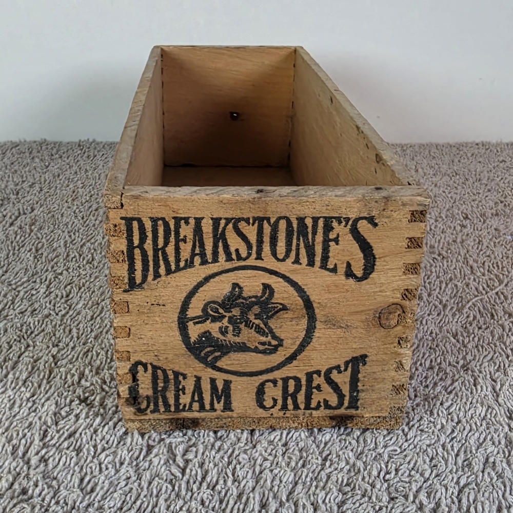 Breakstone's Cream Cheese Wooden Crate - Vintage Logo - Picture 3 of 7